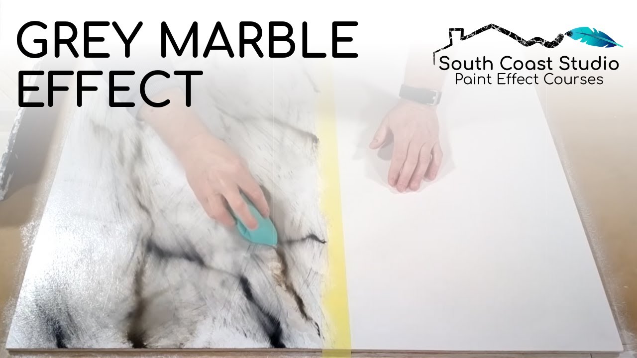 Marble Effect Painting Technique