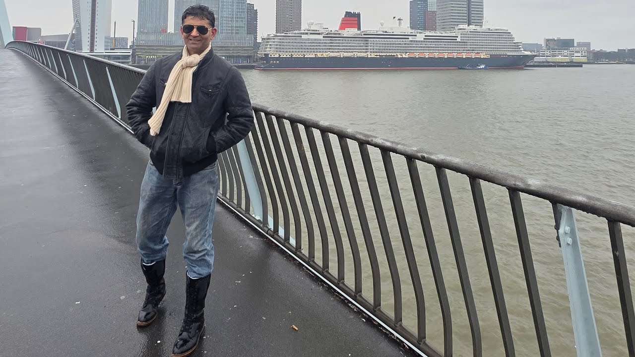 Rotterdam Erasmus Bridge 🌉 | 08 January 2026 | Modern Netherlands का शानदार नज़ारा | UTWK 
