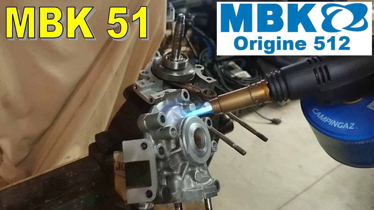 MBK 51 512 montage bas moteur