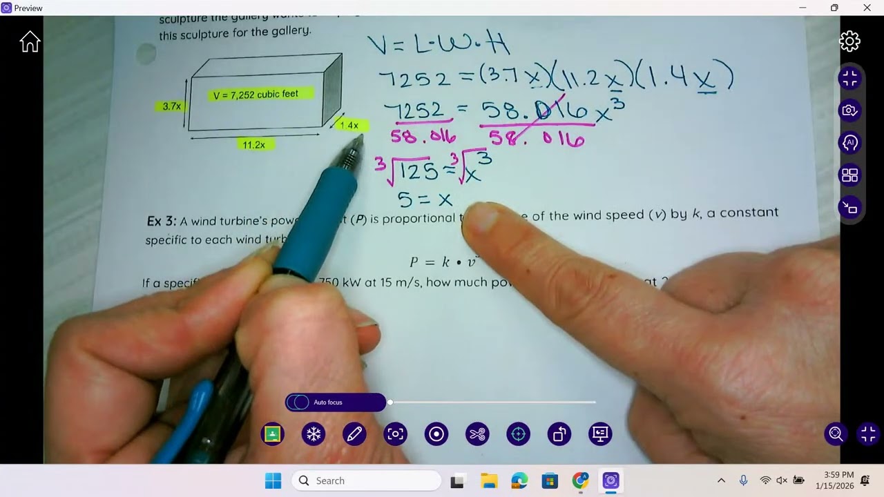 HA2 U4 Lesson 4: Applications of Cube and Cube Roots