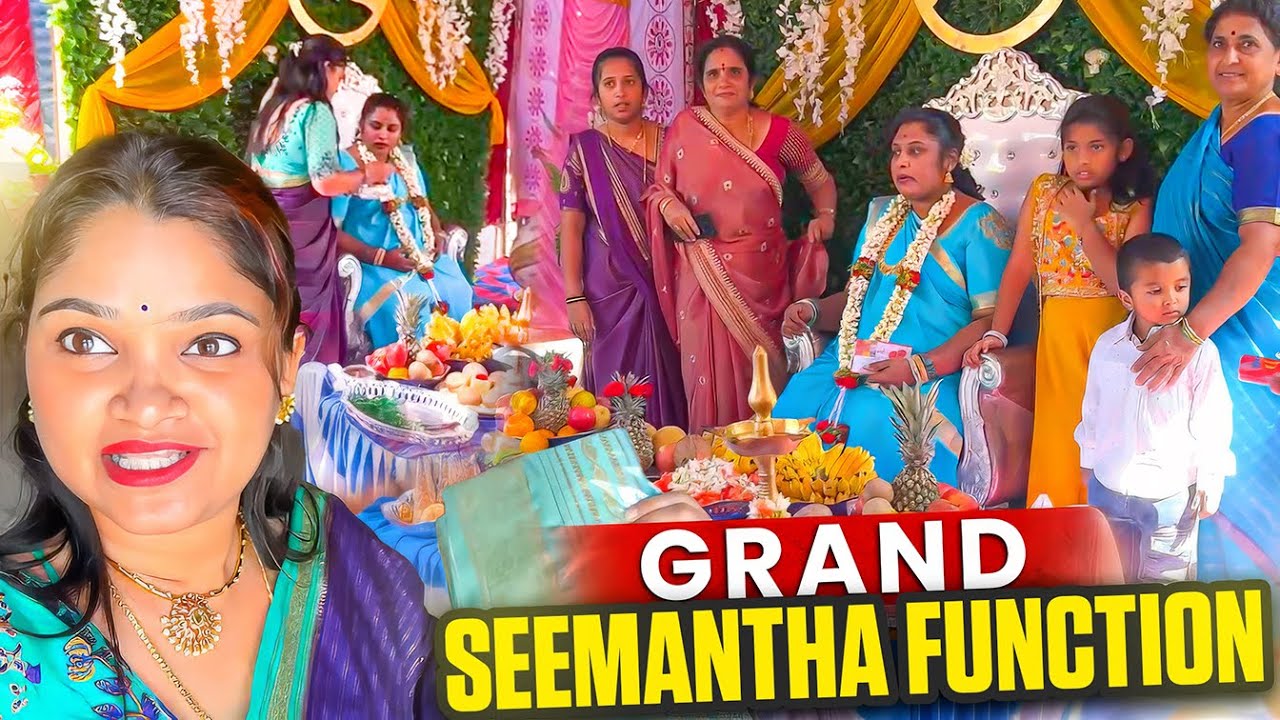 ಕನಸಲು ಅಂದುಕೊಂಡಿರಲಿಲ್ಲ ಈ ತರಾ ಇರ್ತೀವಿ ಅಂತ🥹Grand Seemantha Function😍