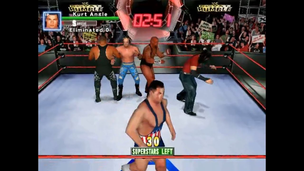 WWF Royal Rumble (SEGA DREAMCAST) Royal Rumble Kurt Angle