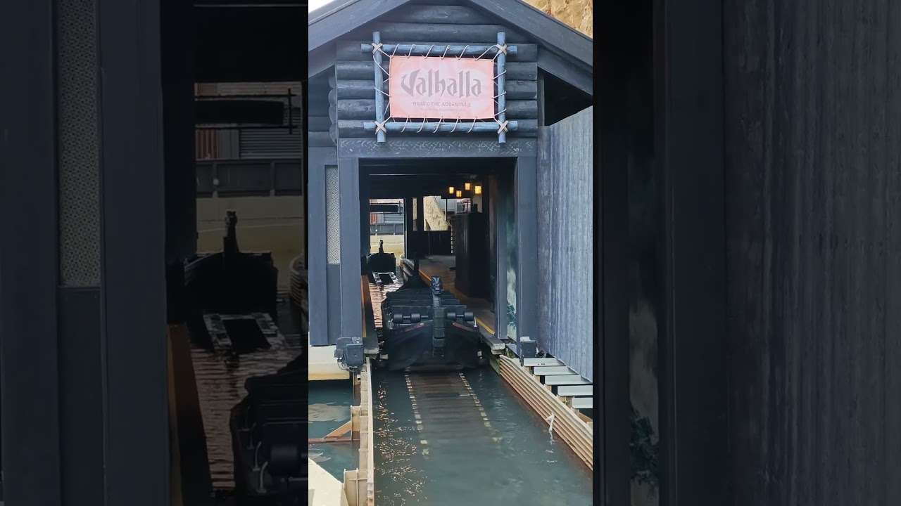 Valhalla is the best water ride in the UK at Blackpool pleasure beach resort July 2025