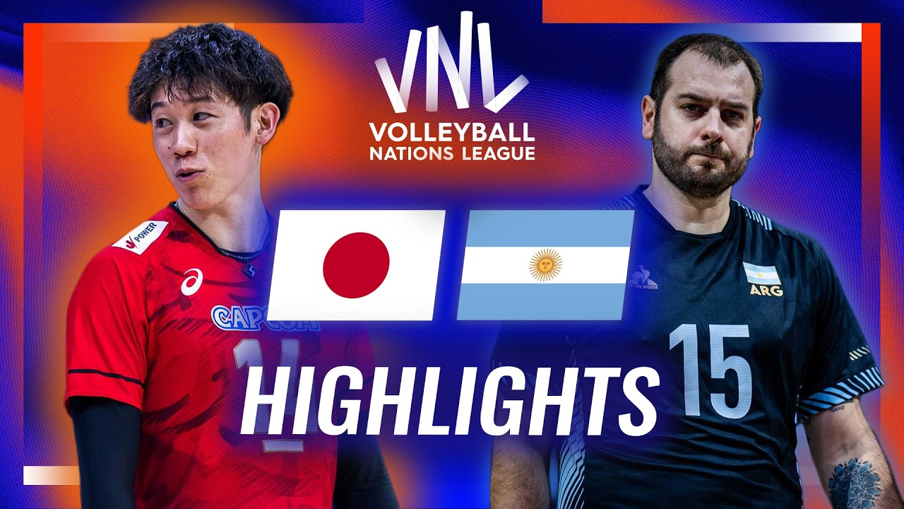Japan 🇯🇵 vs. Argentina 🇦🇷 - Highlights | Week 3 | Men's VNL 2026