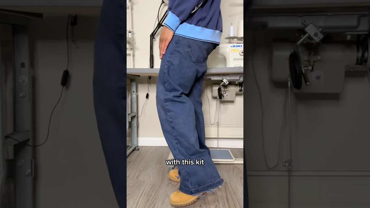 Made some baggy blue jeans using Rit’s Back to Blue Denim Dye Kit 