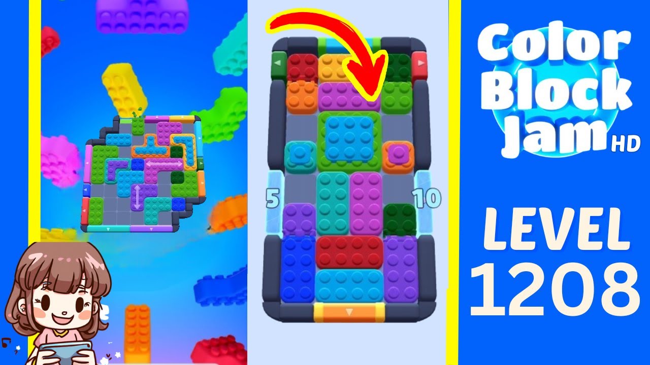 Color Block Jam Level 531 (1208) Solution Walkthrough