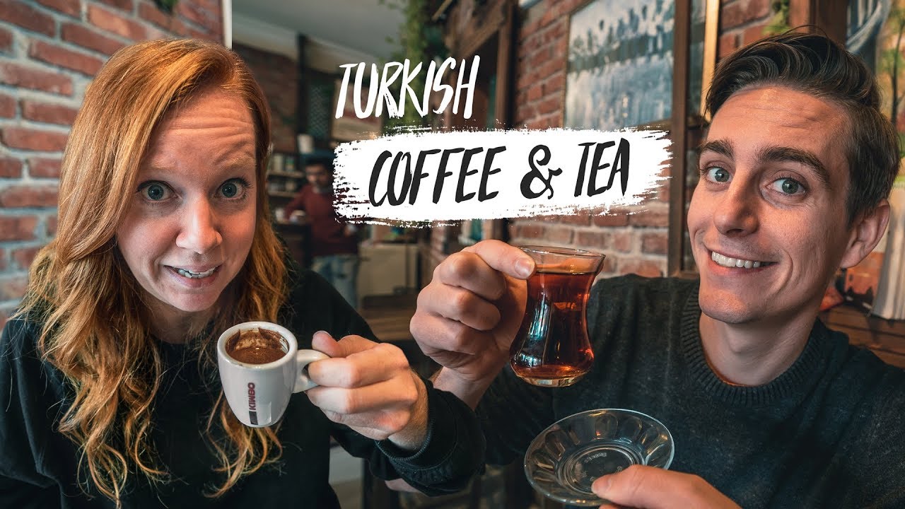 Americans First Time Trying TURKISH COFFEE & TEA! 🇹🇷(G&ouml;reme, Cappadocia, Turkey)