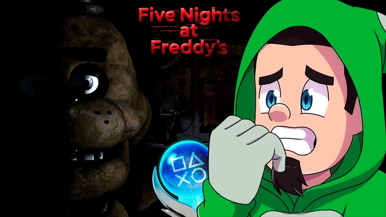 JOGUEI O FNAF 1 DE PLAYSTATION! (é melhor doq parece) - GUINAS JOGA FIVE NIGHTS AT FREDDY'S