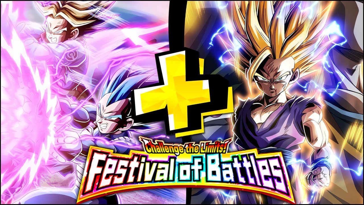 EZA LR VEGETA & TRUNKS + CARNIVAL LR SSJ2 GOHAN VS. CHALLENGE THE LIMITS! FESTIVAL OF BATTLES!
