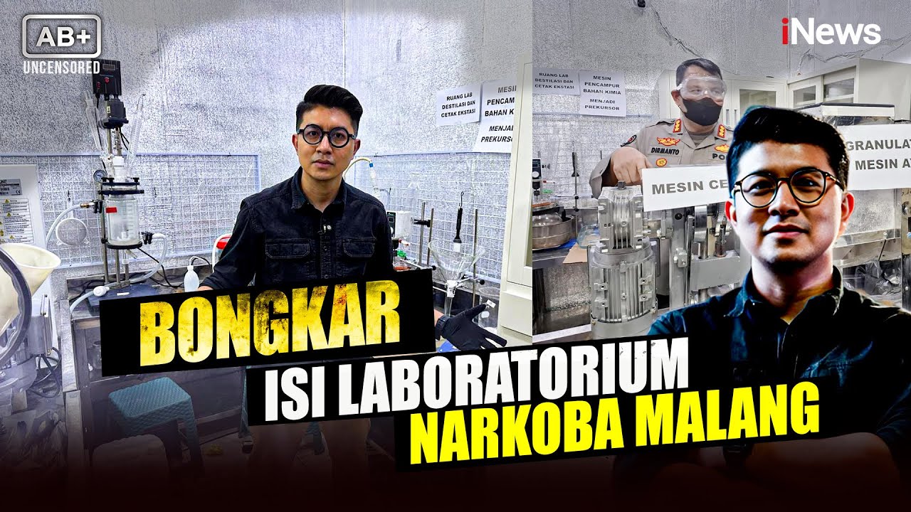 Eksklusif Penampakan Laboratorium Narkoba Terbesar se-Indonesia