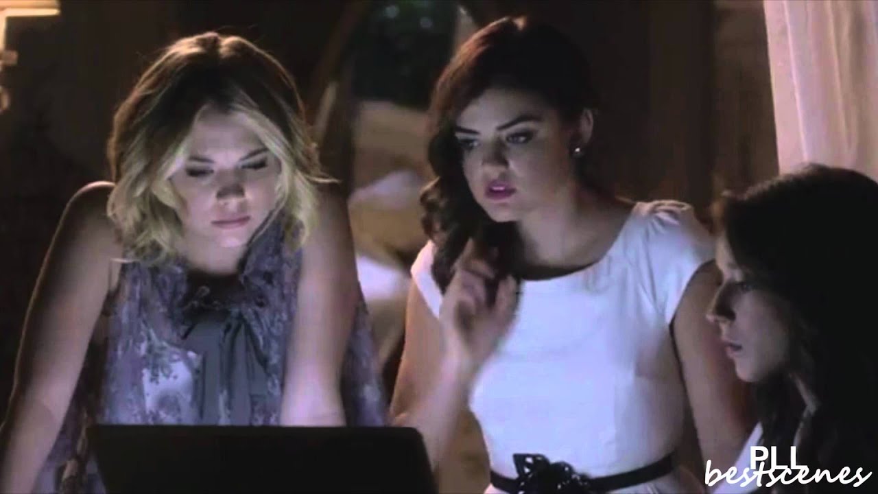 Pretty Little Liars - 03x08 - The girls look at Maya's videos; Emily + Paige go swimming