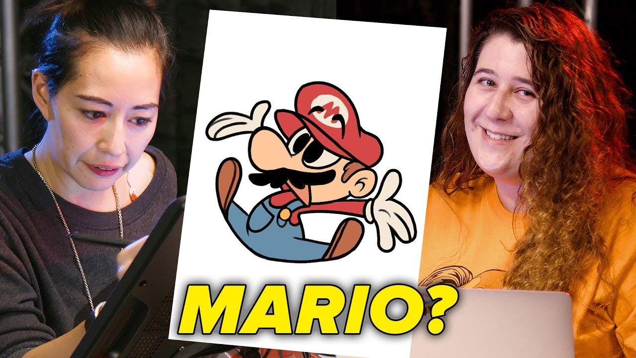 Animator Vs. Cartoonist Redrawing Famous Cartoon Characters • Draw-Off