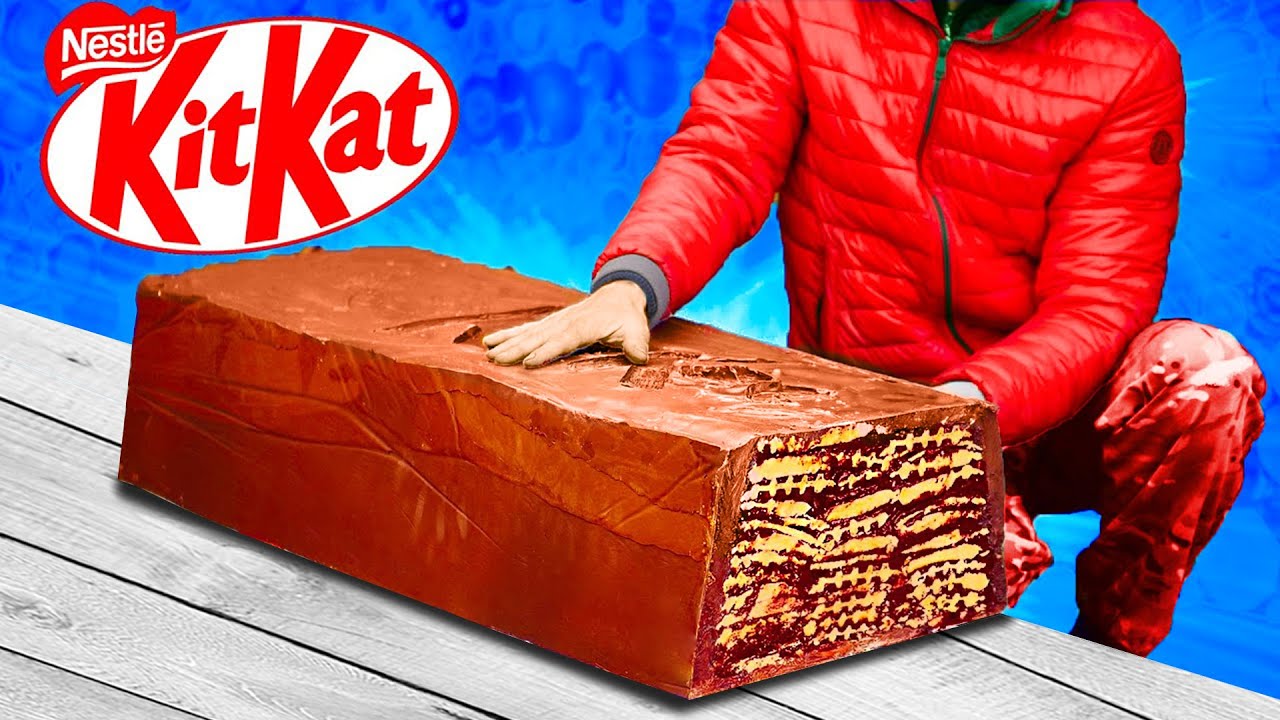 Giant KitKat | How to Make The World’s Largest DIY KitKat by VANZAI COOKING