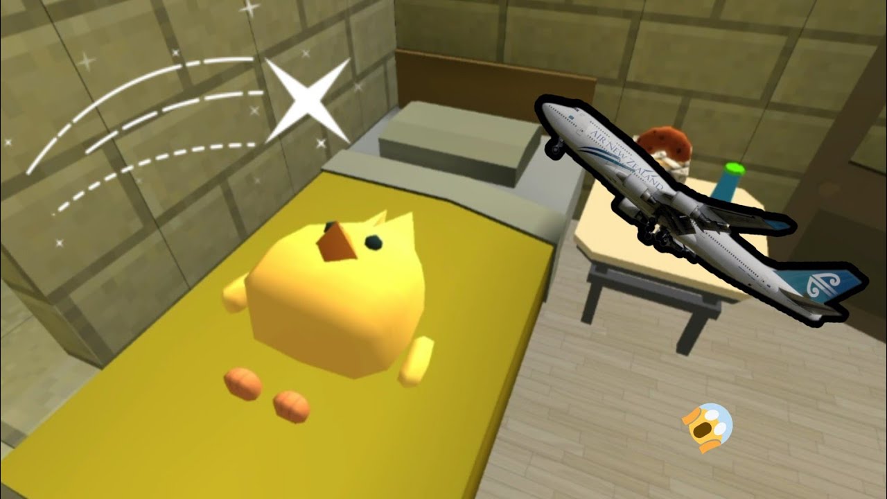 go to airport in chicken gun 😱#views #video #chickengun
