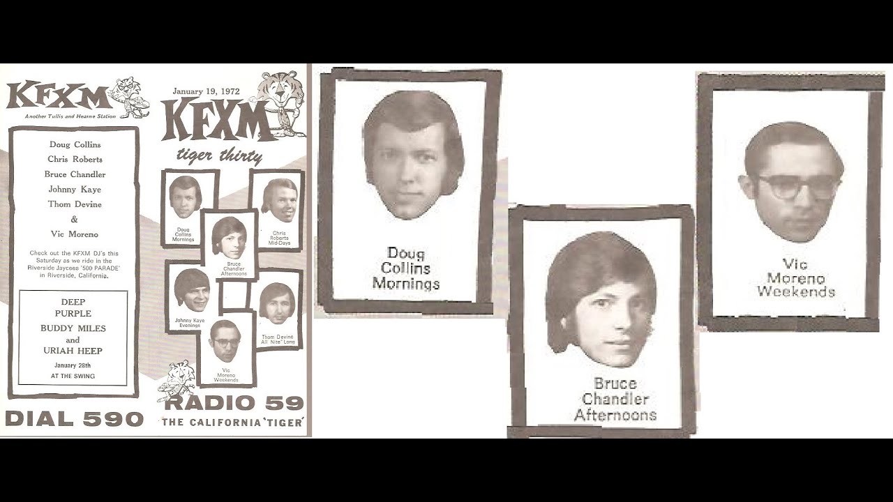 Doug Collins, Vic Moreno,  Bruce  Chandler