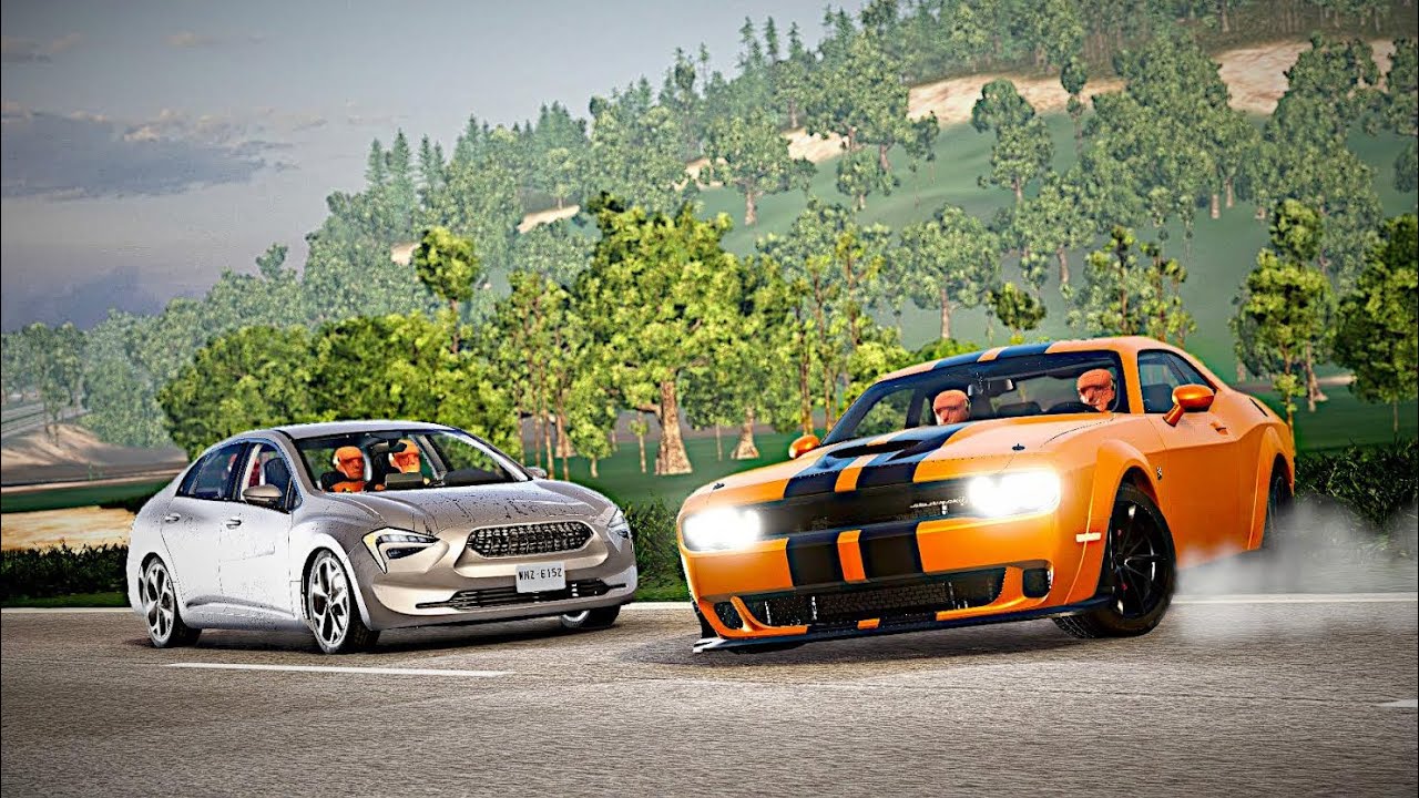 BeamNG Drive - Overtaking Car Crashes #30
