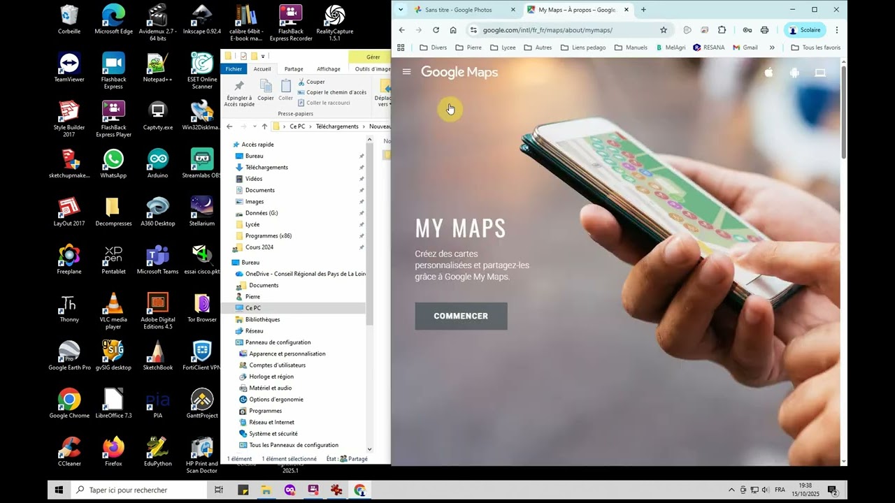 Traitement photos et publication MyMaps