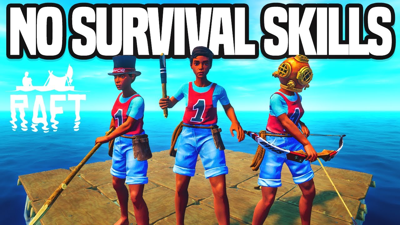 Three Idiots Try To Survive On A Raft Stranded At Sea