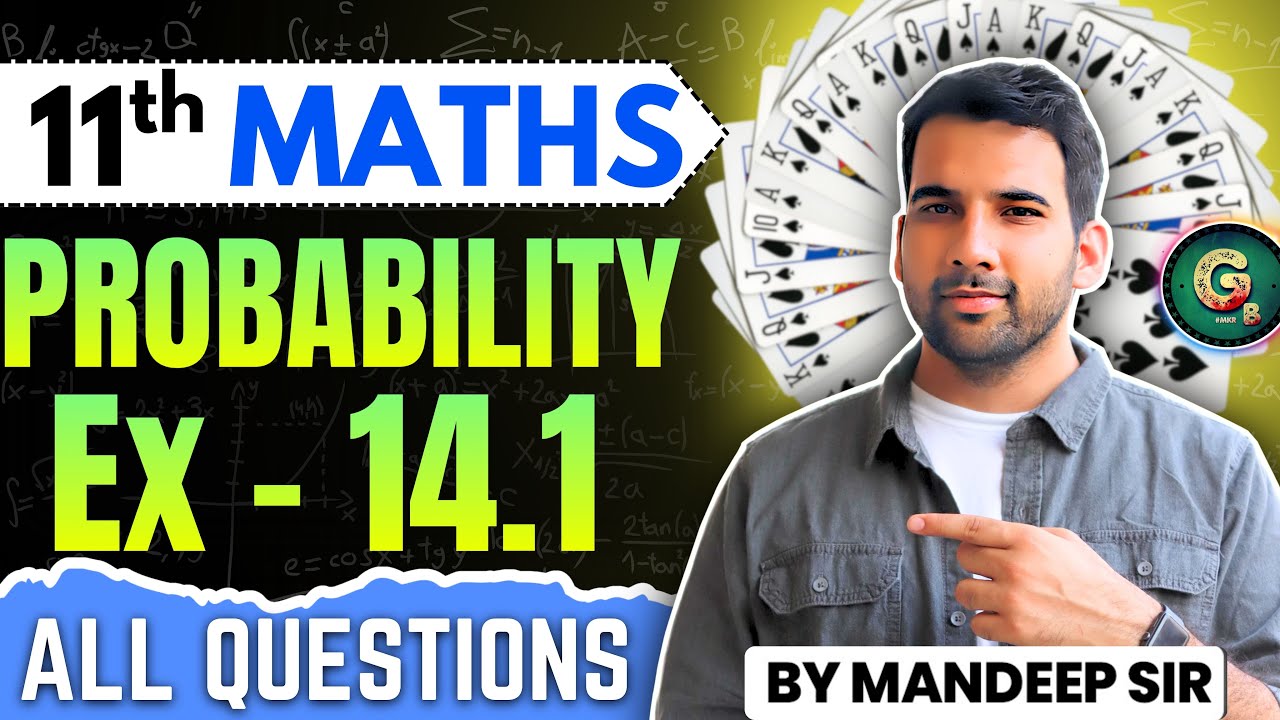 Class - 11, Ex - 14.1 Q1 to q7 || Probability oneshot class 11 CBSE NCERT  @GREENBoard