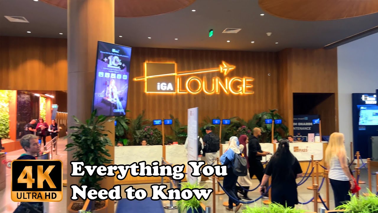 IGA Lounge Istanbul Airport, International Terminal Everything You Need to Know in 4K