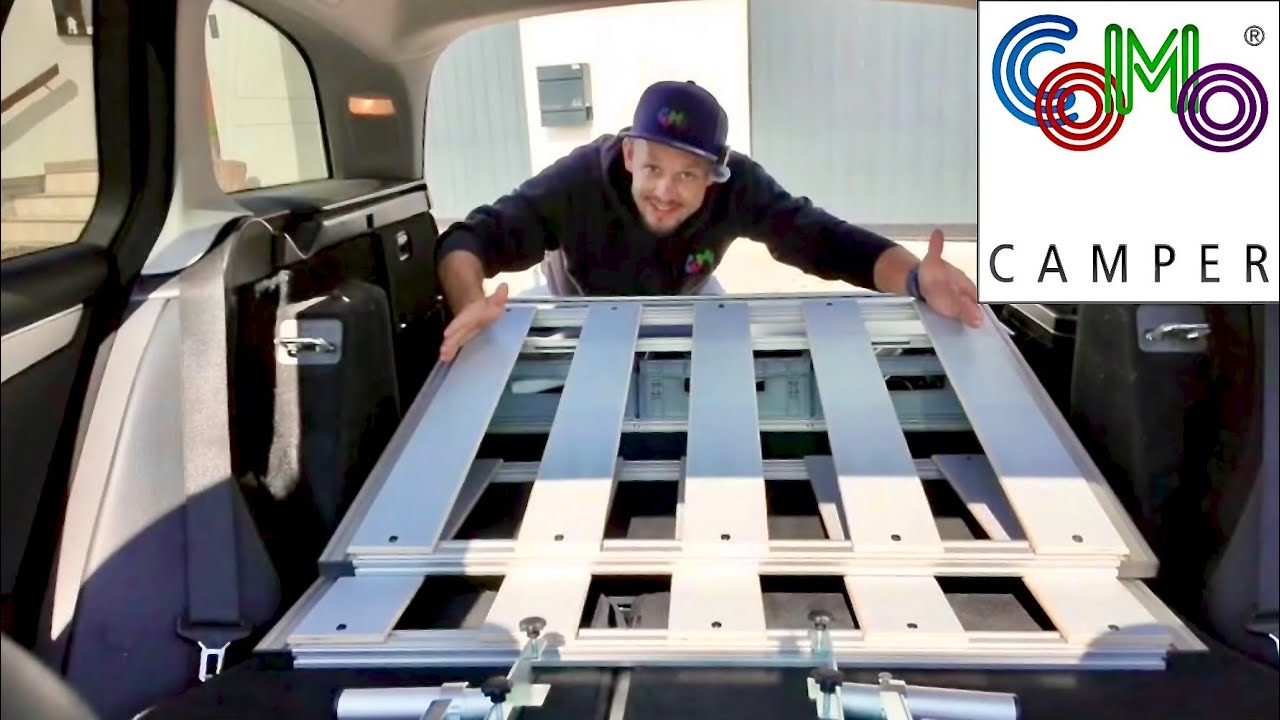 COMO Easy 15: Die Campingbox für Kombis und SUVS - mit Bett und Boxenrahmen!