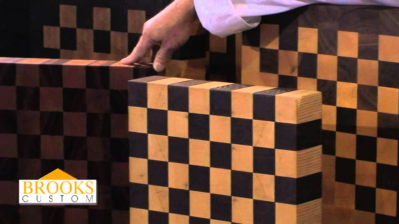 End Grain Wood Butcher Blocks and Countertops - Brooks Custom