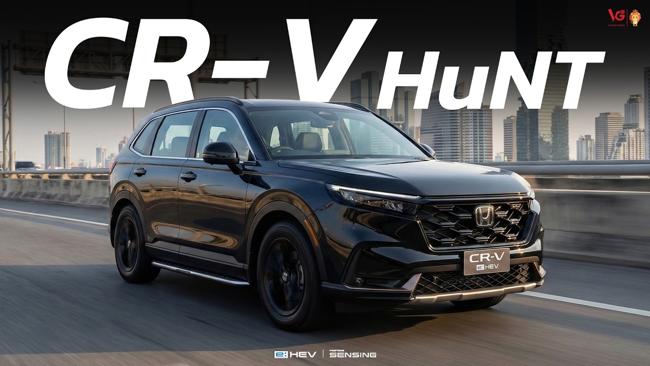 Honda CR-V e:HEV HuNT สำหรับชาว HuNTSTER โดดเด่น ประหยัด อเนกประสงค์ | V Group Honda