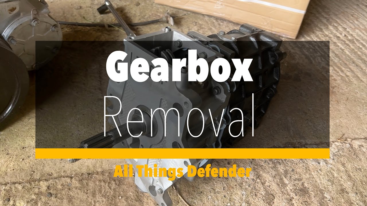 Landrover defender LT77 gearbox removal