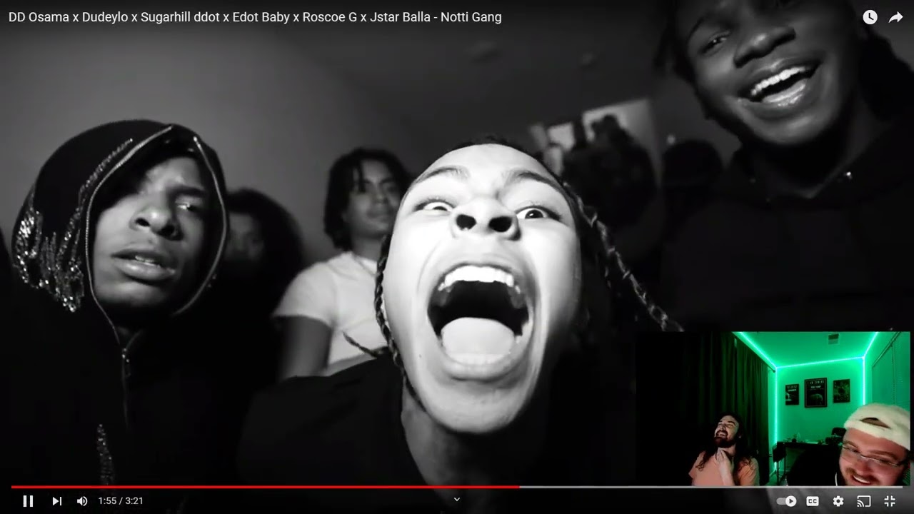 DD Osama x Dudeylo x Sugarhill ddot x Edot Baby x Roscoe G x Jstar Balla - Notti Gang REACTION!!