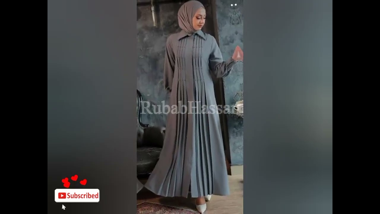 modern Abaya design 💫 simple 💕💚💕design #trending #youtubeshorts