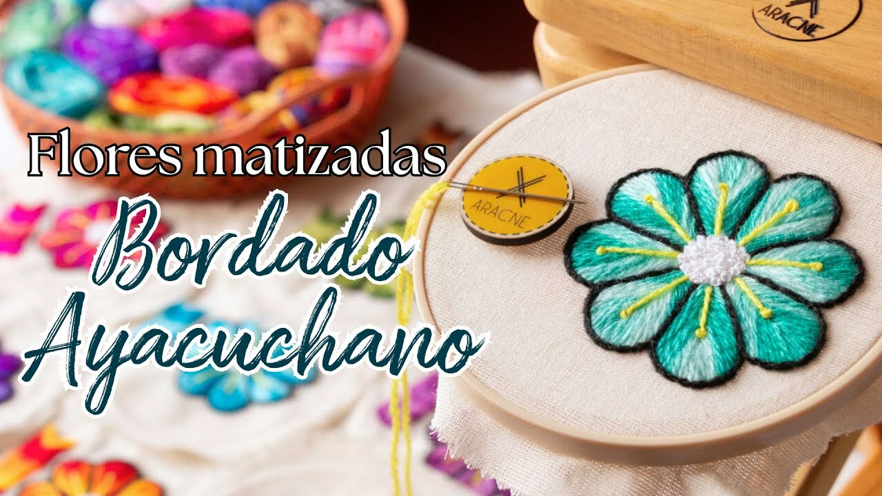 Introducción al BORDADO AYACUCHANO usando LANAS MATIZADAS