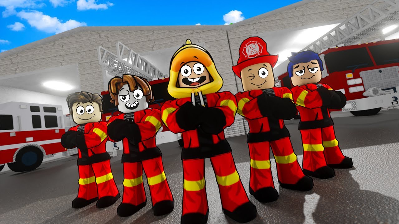 Jadi Petugas Pemadam Kebakaran! - Roblox Escape The Fire Station Obby!
