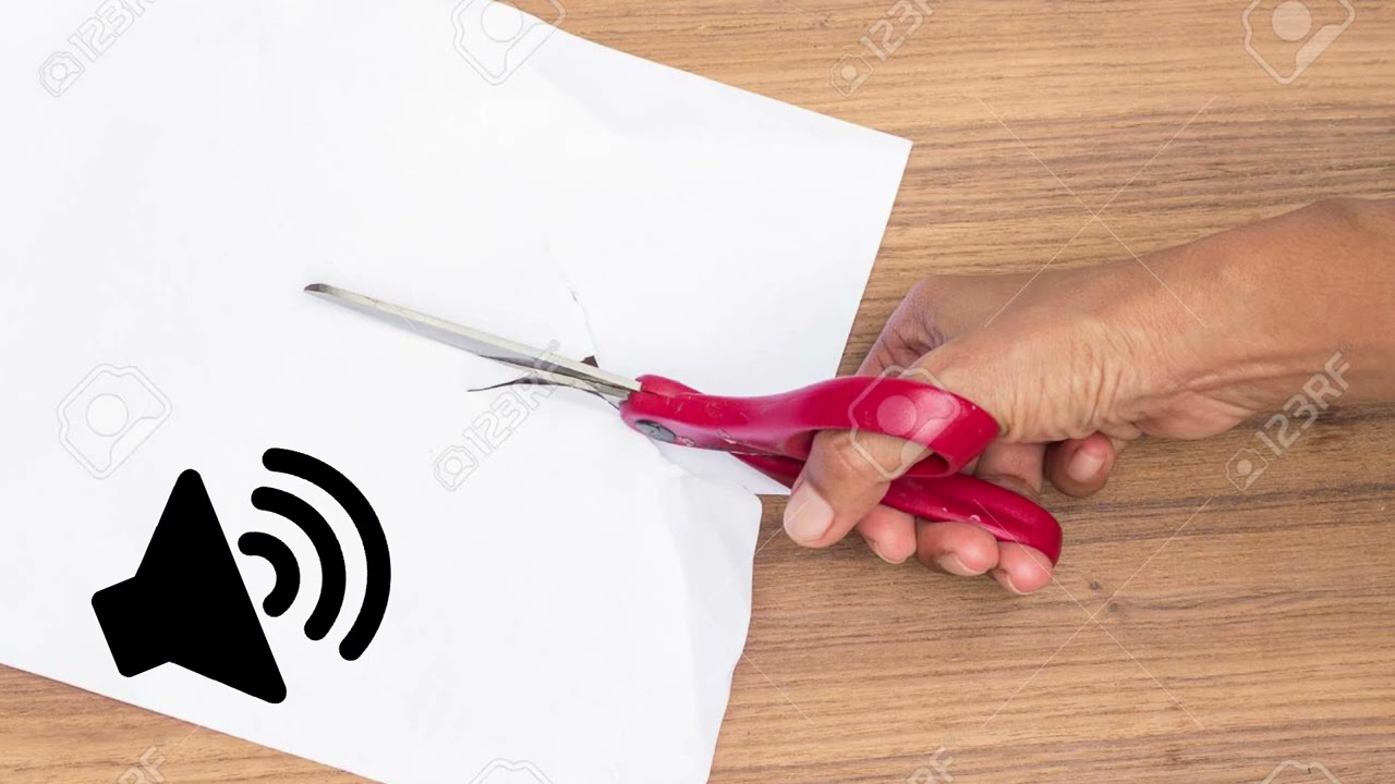 Sound Effect Gunting Kertas | Efek Suara Menggunting Kertas (No Copyright) - ASMR Indonesia