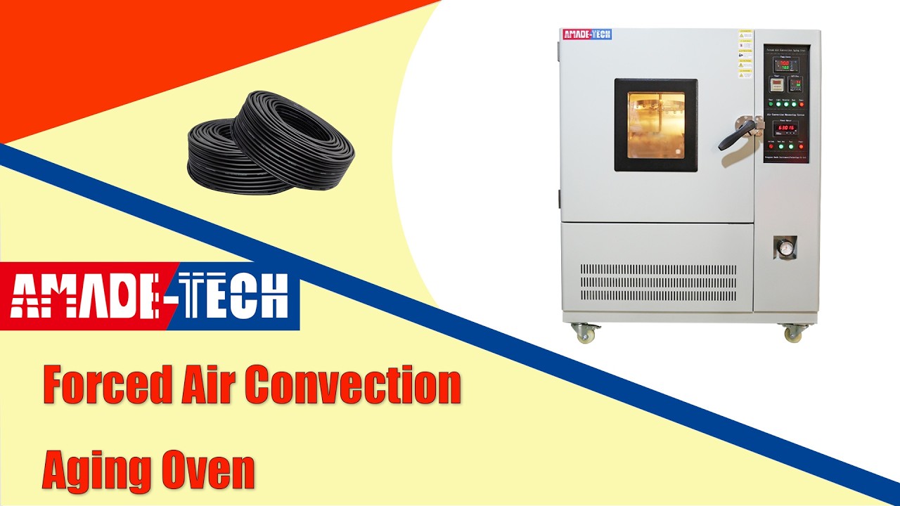 Laboratory Forced Air Convection Aging Oven for Rubber and Plastic Testing - AmadeTECH