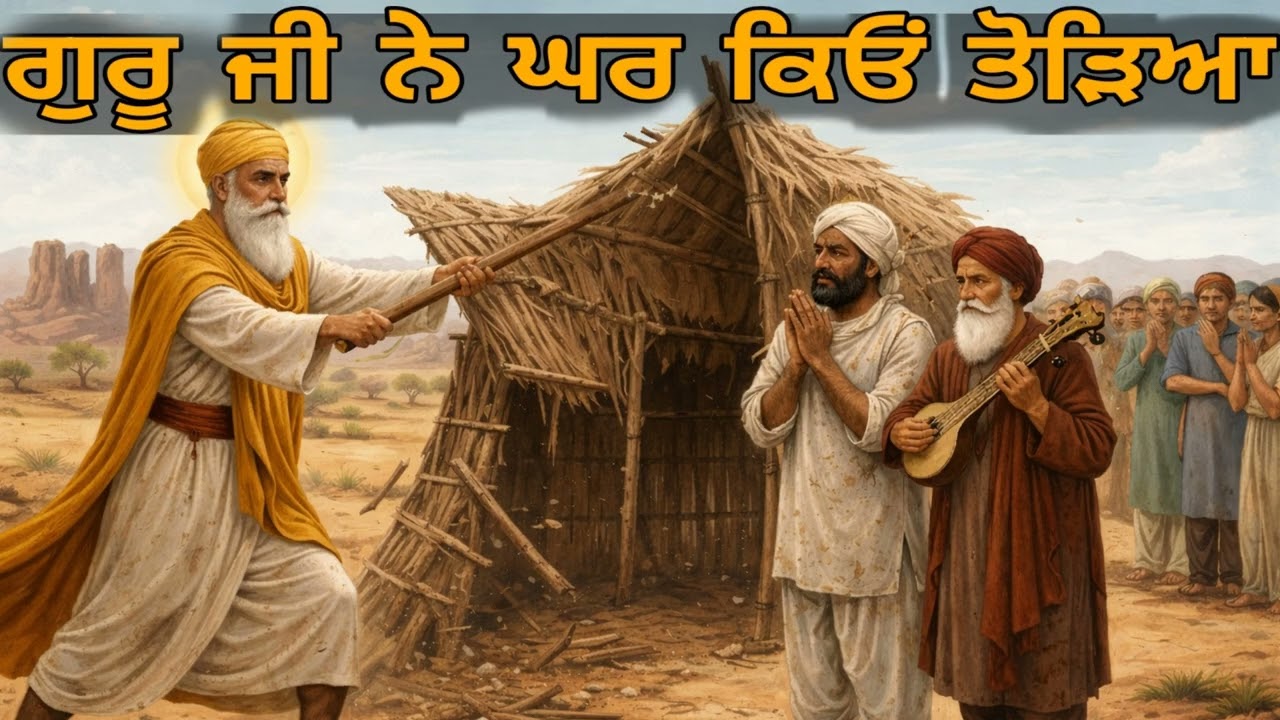 ਗੁਰੂ ਨਾਨਕ ਜੀ ਨੇ ਇੱਕ ਗਰੀਬ ਸਿੱਖ ਦਾ ਘਰ ਕਉ ਤੋੜਿਆ Why did Guru Nanak Dev Ji break a poor Sikh’s house?