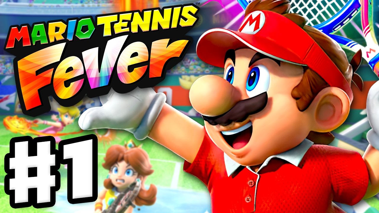 Mario Tennis Fever - Gameplay Walkthrough Part 1 - We Became Babies!