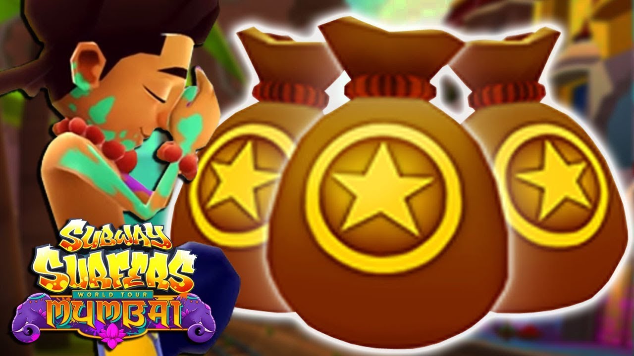 MEGA BOLADA DE MOEDAS no Subway Surfers Mumbai