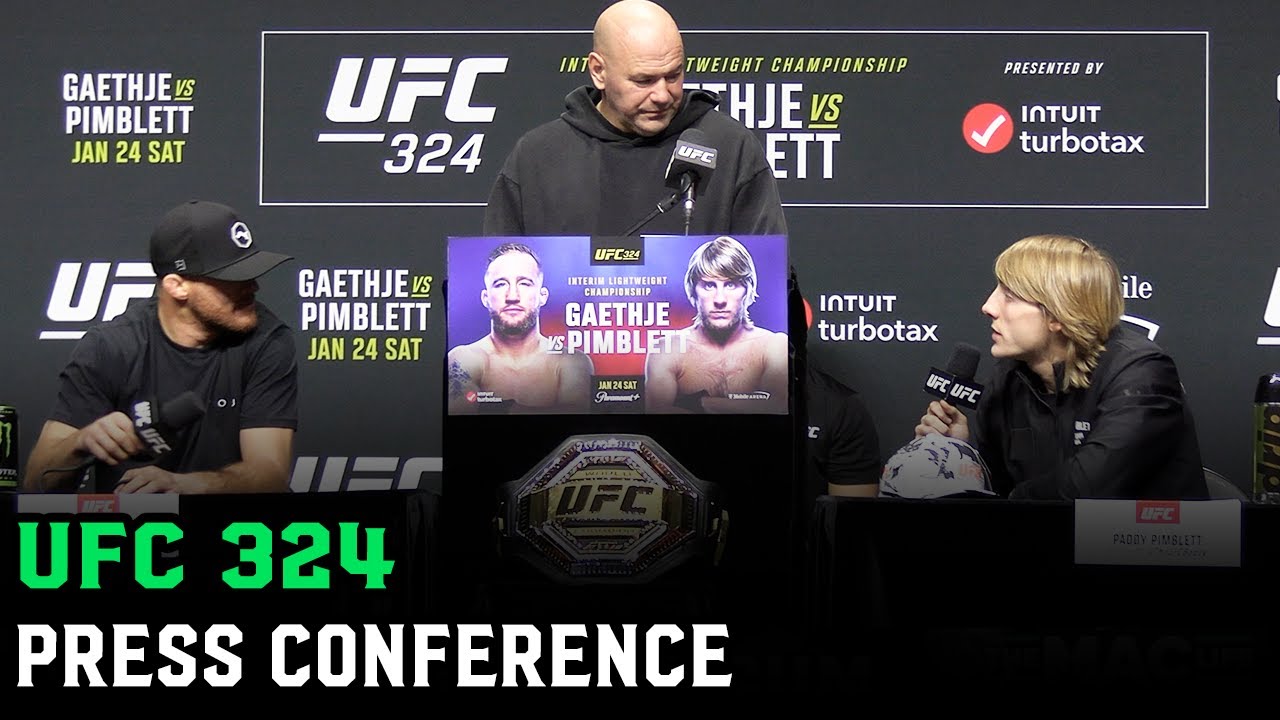 UFC 324: Gaethje vs. Pimblett Press Conference (Full)
