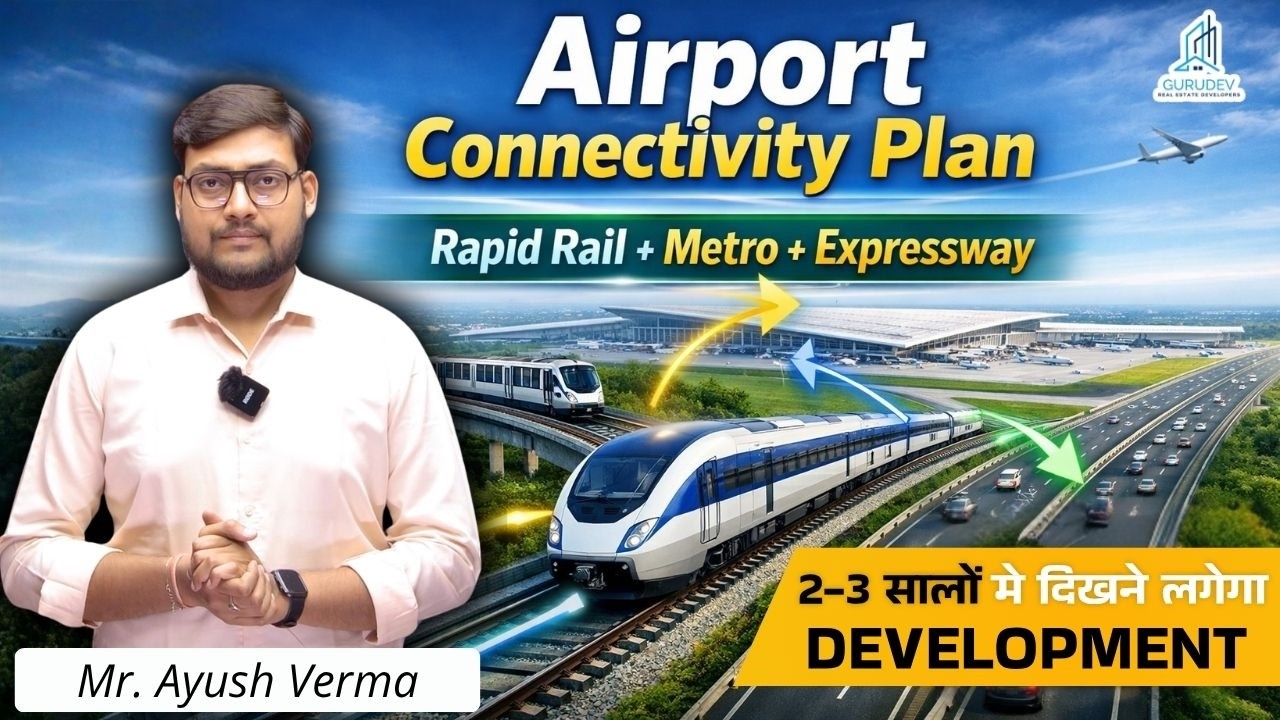 Noida Airport Connectivity Plan Explained | Rapid Rail, Metro & Expressway Update