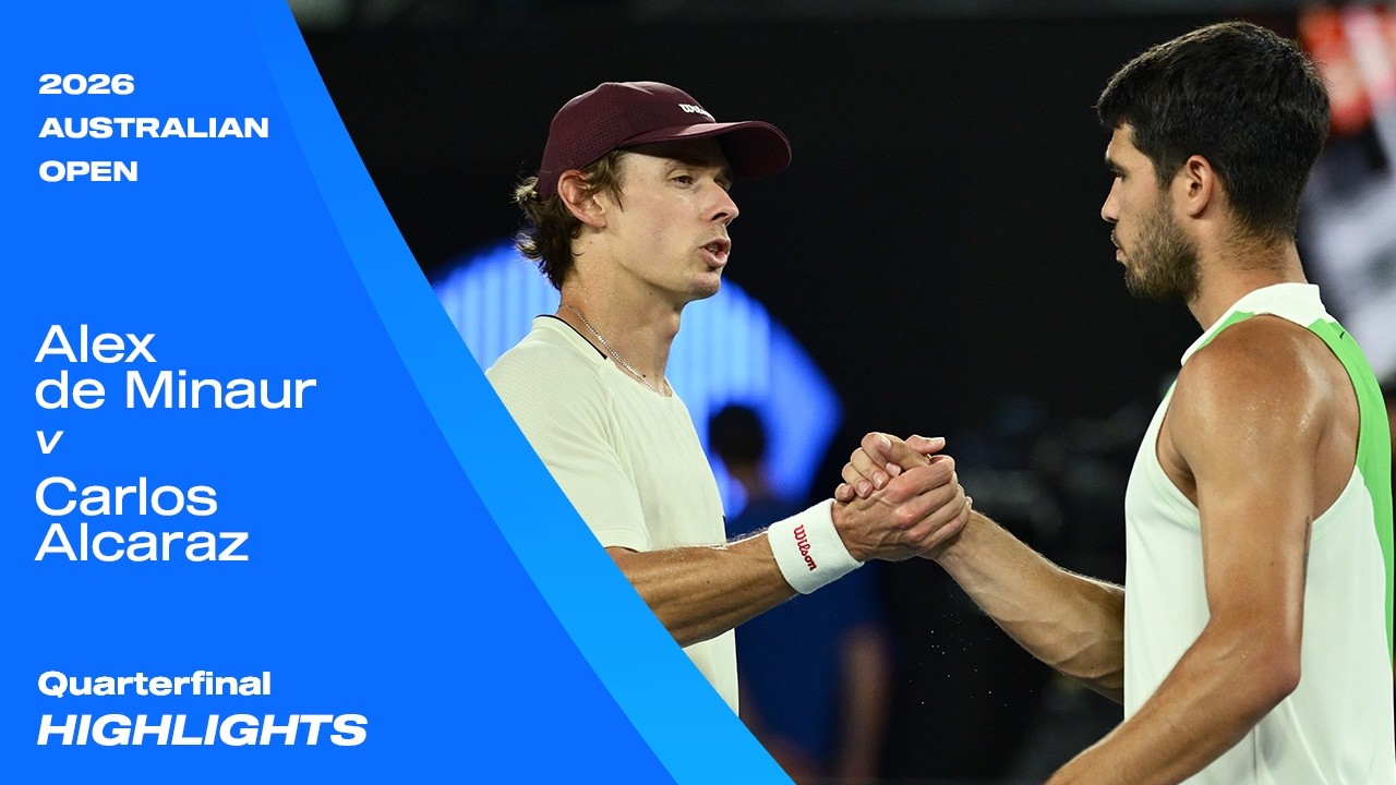 Carlos Alcaraz v Alex de Minaur Extended Highlights | Australian Open 2026 Quarterfinal