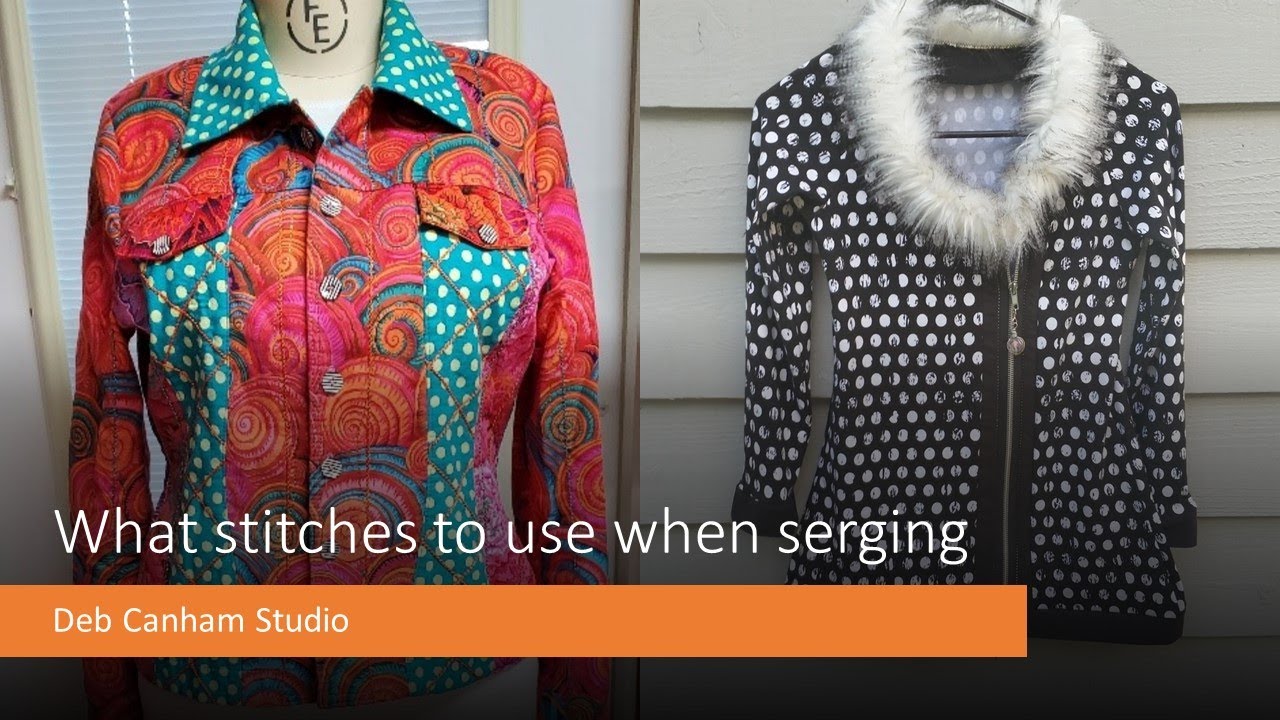 What stitches to use when serging