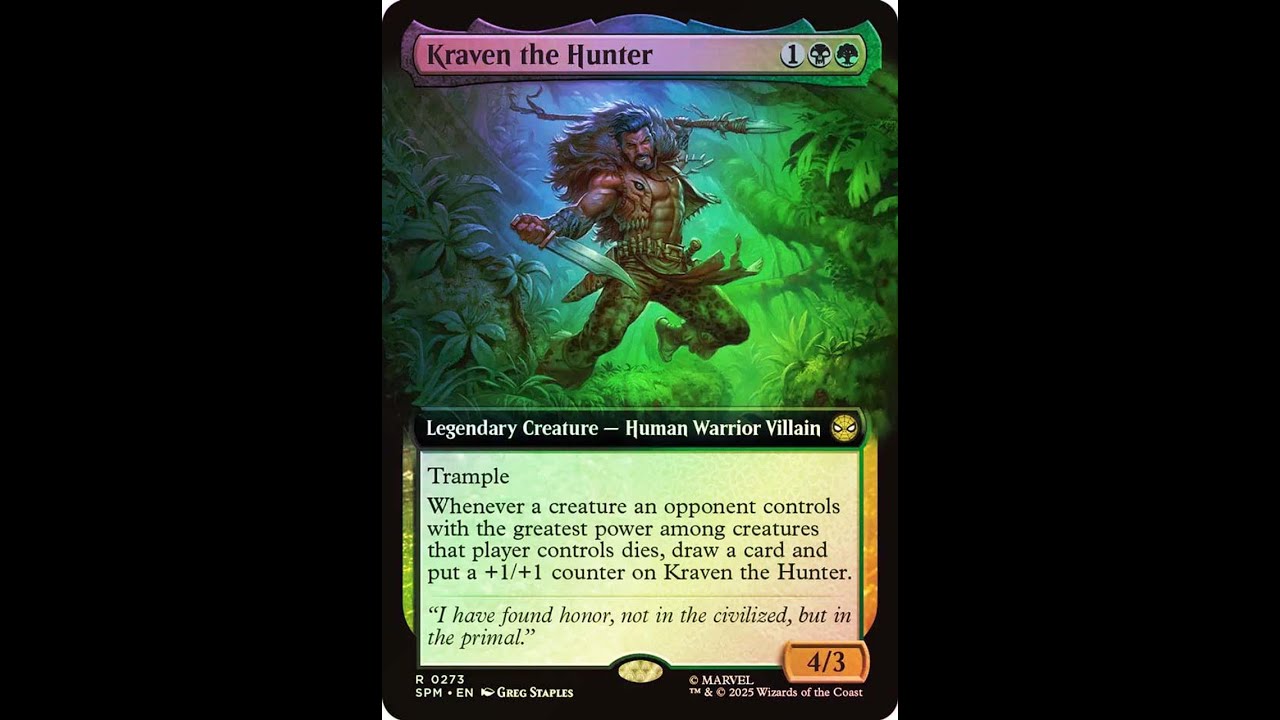 MTG Commander/EDH Deck Tech 2025 - Kraven the Hunter (seang request)