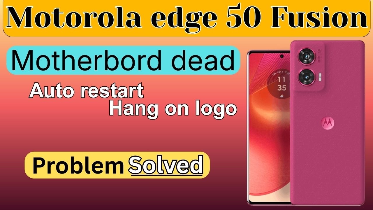 Материнская плата Motorola Edge 50 Fusion неисправна.