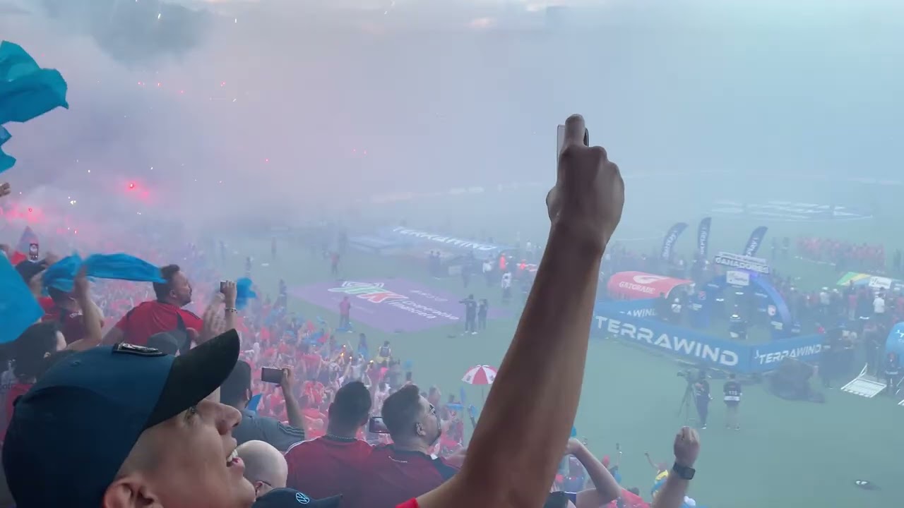 Final DIM - SantaFe - Salida - Tifo - Himno antioqueño