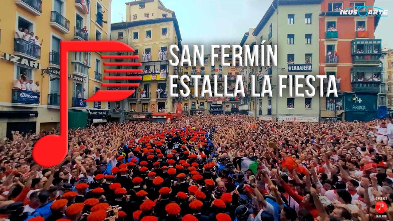 SAN FERMÍN. ÁNIMO PUES. GAITEROS | VISTA DESDE ZAGUÁN