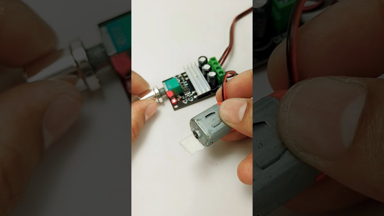 ⚡⚡Speed Control Switch for DC Motors !!