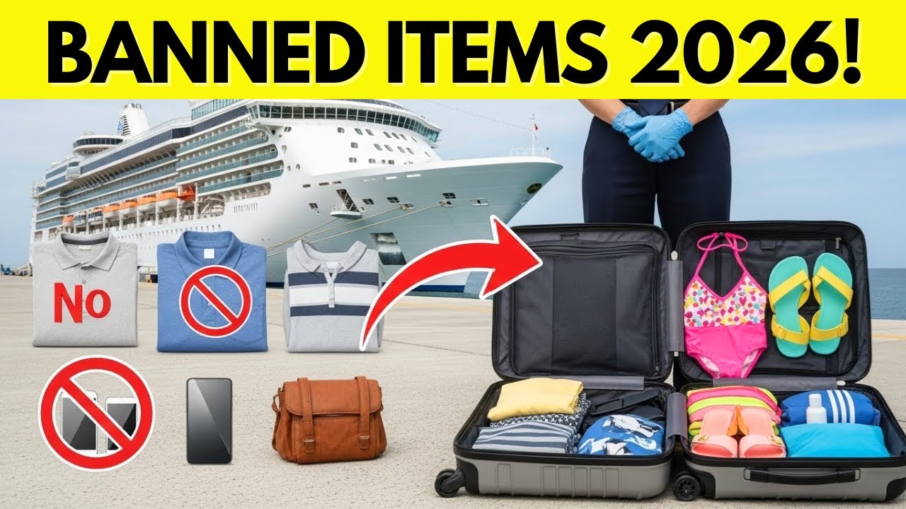 17 Things You CAN’T Bring on a Cruise in 2026 (Strict New Rules..)