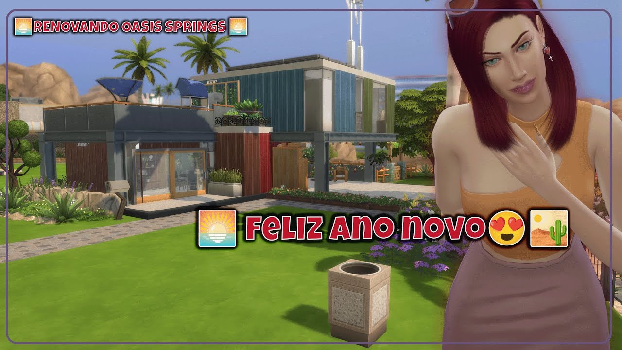 Первая постройка 2026 года! Ремонт Оазис-Спрингс 🧡 | The Sims 4 - Быстрая постройка | Без пользов...