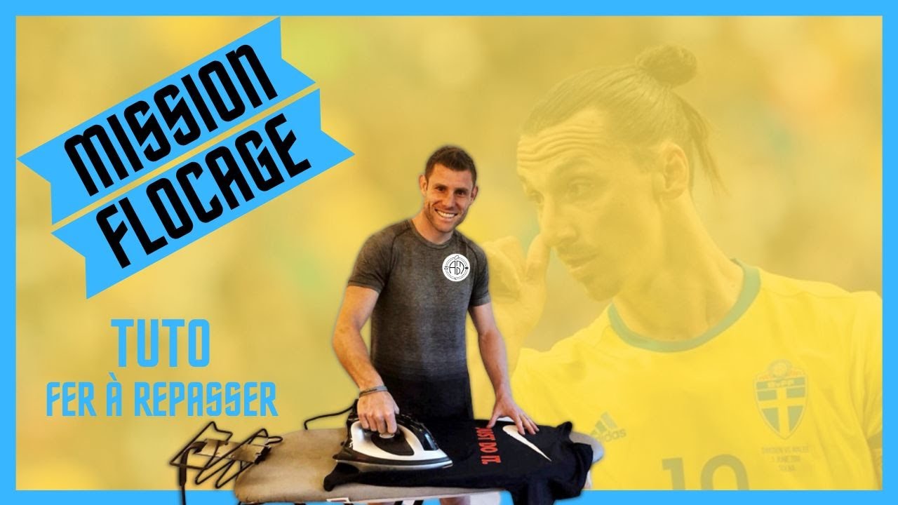 MISSION FLOCAGE 👕 TUTO🤔 Comment floquer un maillot au fer à repasser 🤔 ⚽