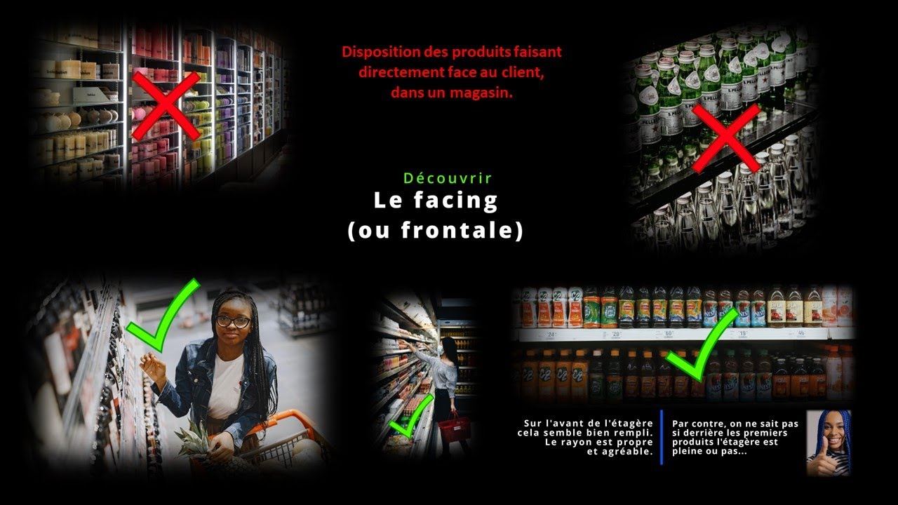 Le facing ou frontale.